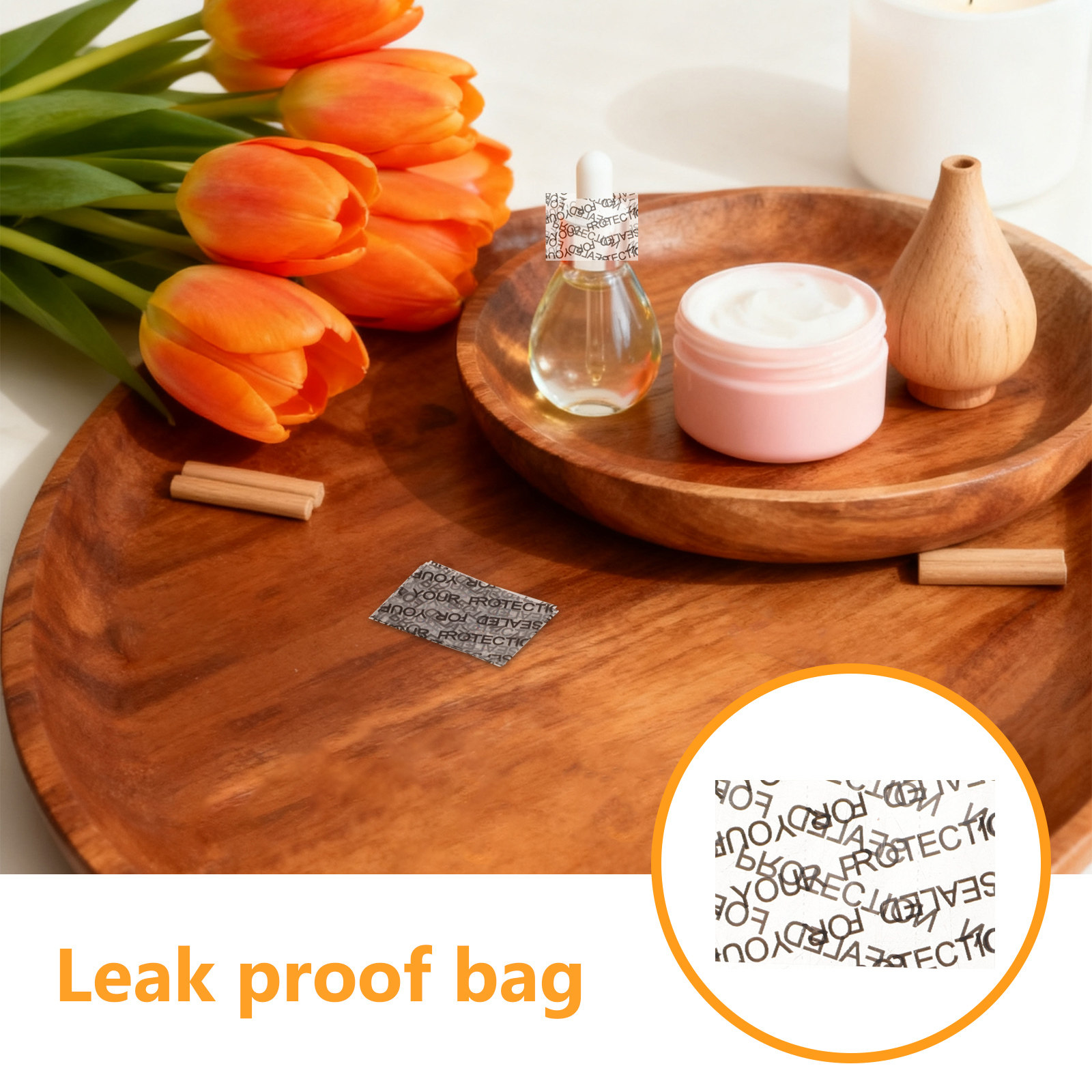 300Pcs Tamper Proof Cap Seals  - Essential Oils ulasan dan harga