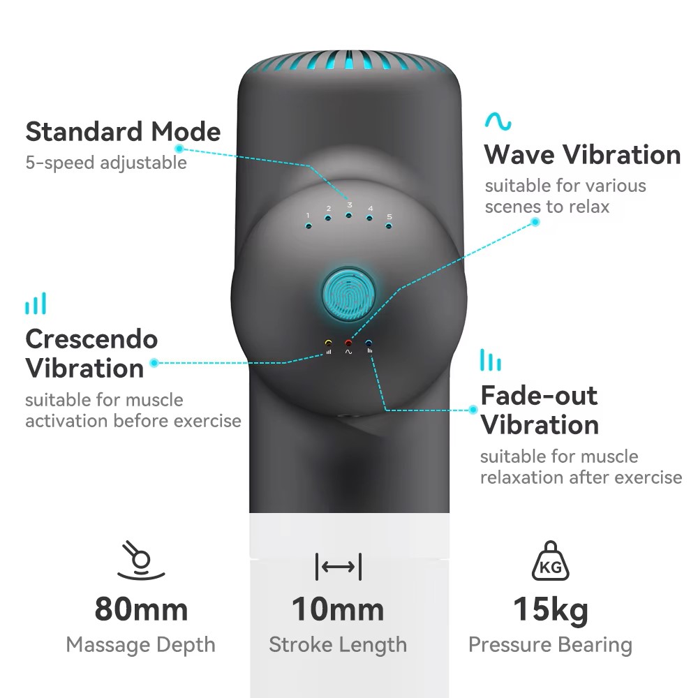 Booster Massage Gun Electric N - Health Wellness ulasan dan harga