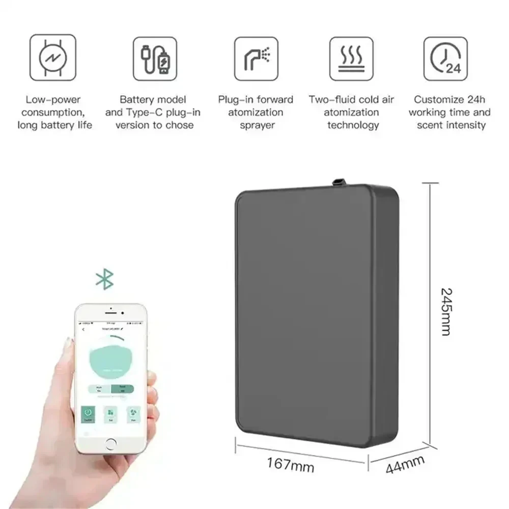 Smart Aroma Diffuser Bluetooth - Lavender Oil ulasan dan harga