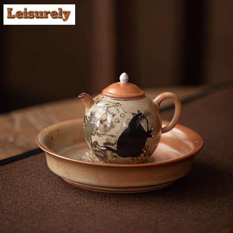 100ml Hand Painted Cat Teapot  - Chamomile Tea ulasan dan harga
