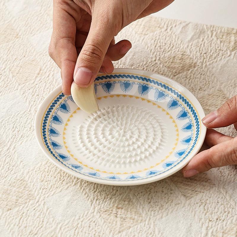 Garlic Grater Plate Ceramic Gi - Turmeric ulasan dan harga