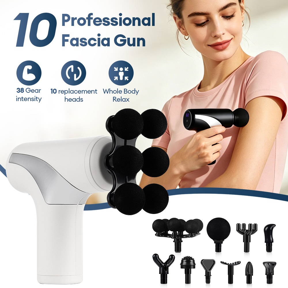 Portable Massage Gun 38 Gears  - Health Wellness ulasan dan harga