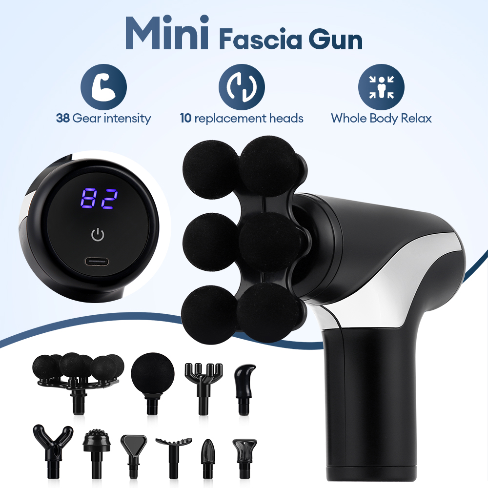 Portable Massage Gun 38 Gears  - Health Wellness ulasan dan harga