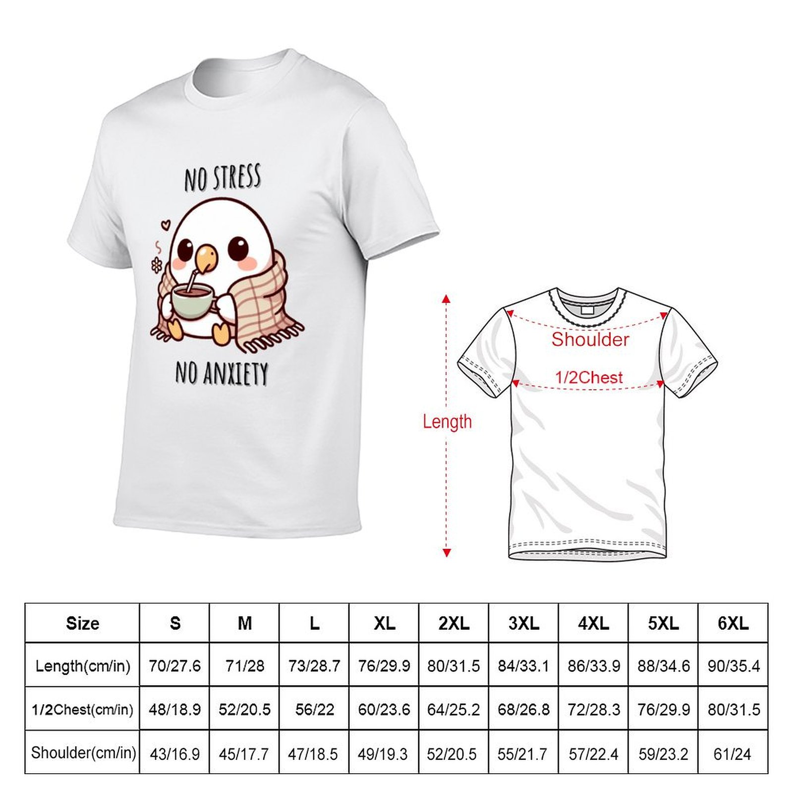 Chamomile Tea Parakeet T-Shirt - Chamomile Tea ulasan dan harga