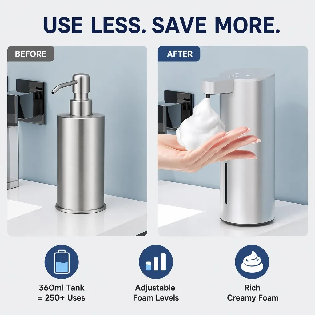 Automatic Foam Soap Dispenser  - Herbal Tincture ulasan dan harga