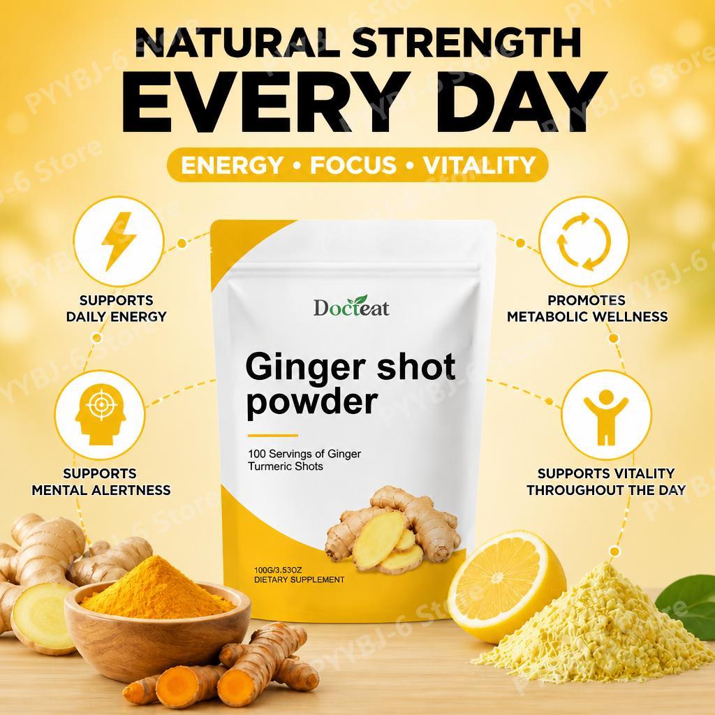 Docteat Ginger Shot Powder Vit - Ginger Tea ulasan dan harga
