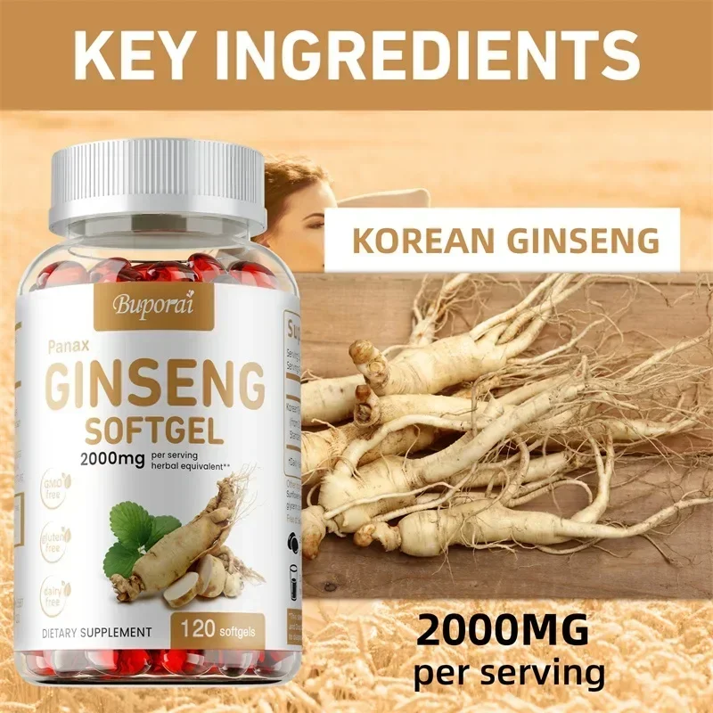 Red Panax Ginseng Capsules - f - Ginger Tea ulasan dan harga